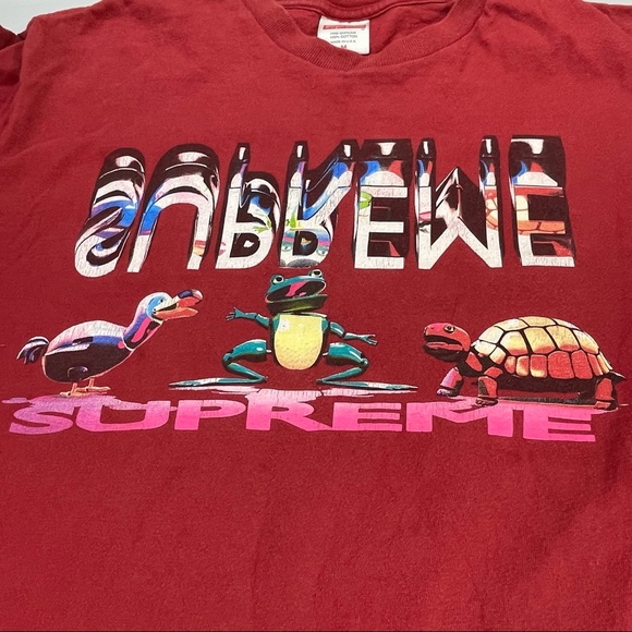 Supreme frog turtle shirt Clearance